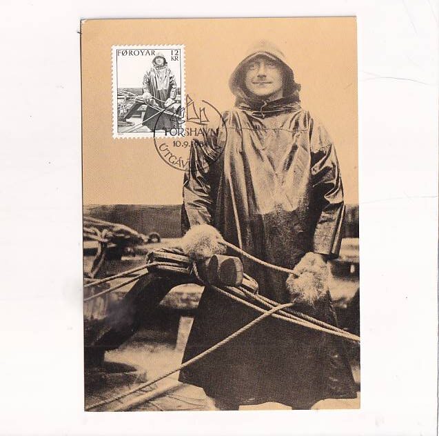 DANIA TORSHAVN WYSPY OWCZE KUTER RYBACY MAXIMUM POCZTÓWKA A26120