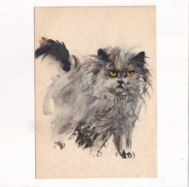 JANUSZ GRABIAŃSKI KOT POCZTÓWKA A26642