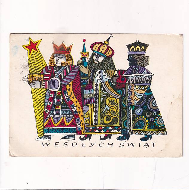 ZBIGNIEW RYCHLICKI WESOŁYCH ŚWIĄT B.N. POCZTÓWKA A27010