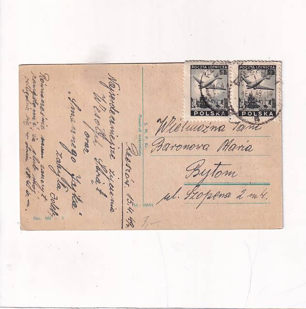 WESOŁYCH ŚWIĄT WIELKANOC KRAKOWIACZEK POCZTÓWKA A29199 - obrazek 2