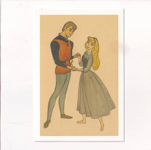 BAJKA " ŚPIĄCA KRÓLEWNA " 1959 POCZTÓWKA KOM-403