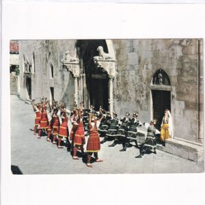 FOLKLOR CHORWACJA POCZTÓWKA A95024
