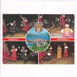 FOLKLOR CHORWACJA POCZTÓWKA A95016
