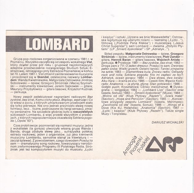 GWIAZDY MUZYKI LOMBARD SKUBIKOWSKI IZRAEL ZESTAW 10 SZTUK POCZTÓWKA A31630 - obrazek 4