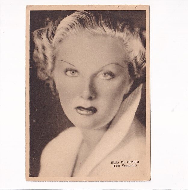 GWIAZDY KINA I TV ELSA DE GIORGI POCZTÓWKA A31371