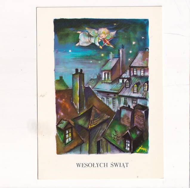 J.M.SZANCER WESOŁYCH ŚWIĄT B.N. POCZTÓWKA GRAF-449