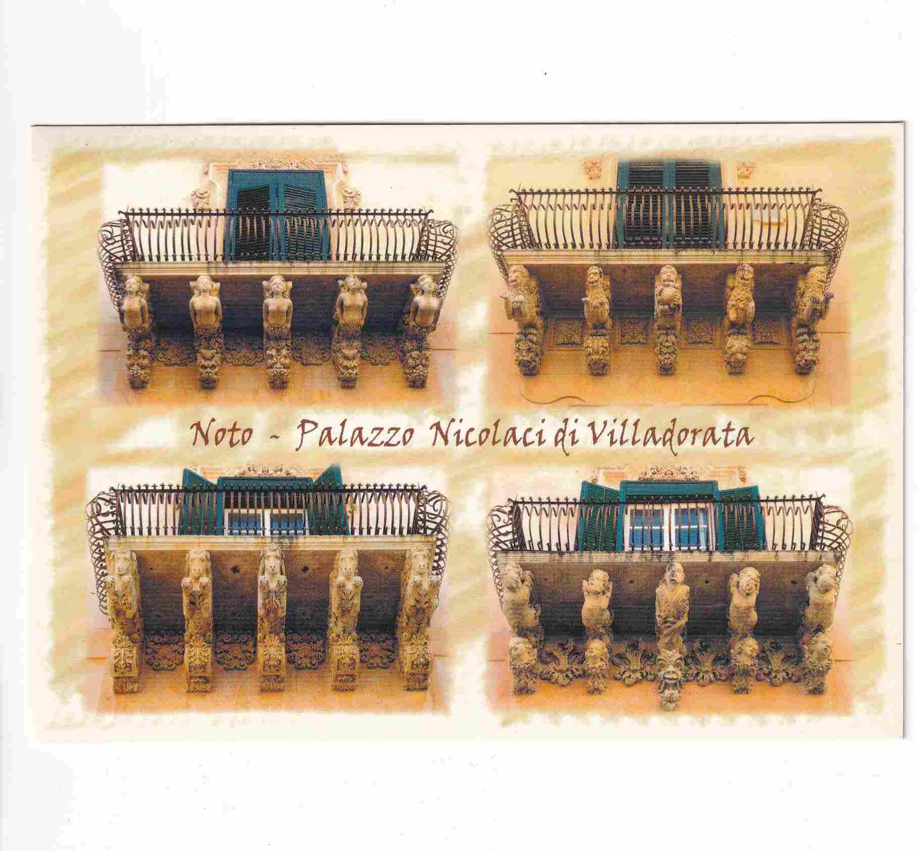 WŁOCHY NOTO Miasta późnego baroku POCZTÓWKA A96180
