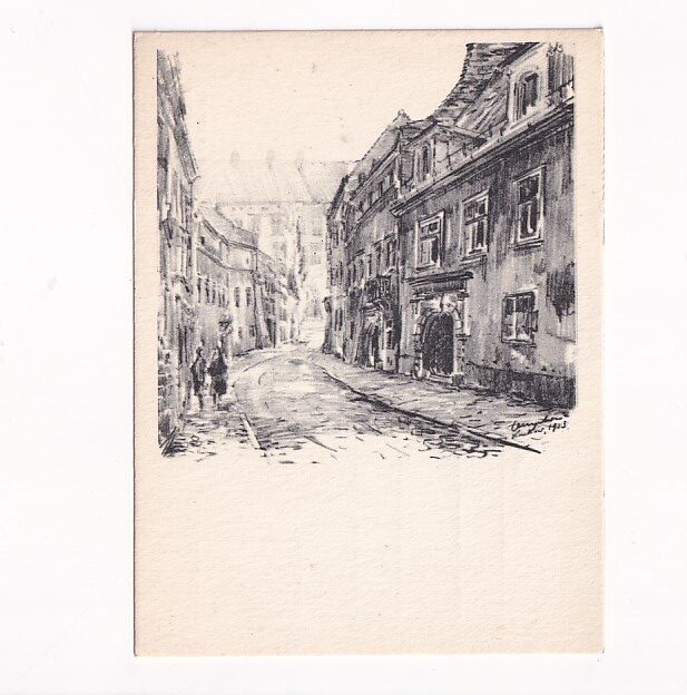 JÓZEF CEMPLA "STARY KRAKÓW" POCZTÓWKA GRAF-959