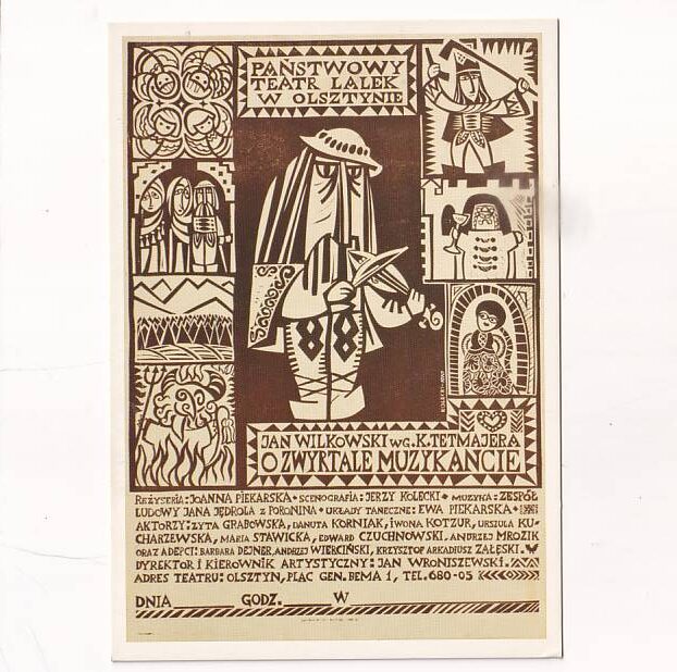 JEZRY KOLECKI " O ZWYRTALE MUZYKANCIE" POCZTÓWKA GRAF-1396