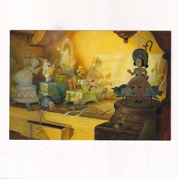 DISNEY COLLECTION PINOKIO 1940 POCZTÓWKA KOM-1070