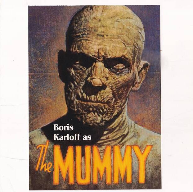 GWIAZDY KINA I TV MUMIA BORIS KARLOFF POCZTÓWKA A33359