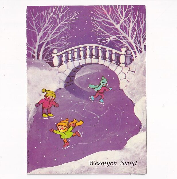 J.SEDLACZEK WESOŁYCH ŚWIĄT B.N. KARNET/POCZTÓWKA GRAF-1390