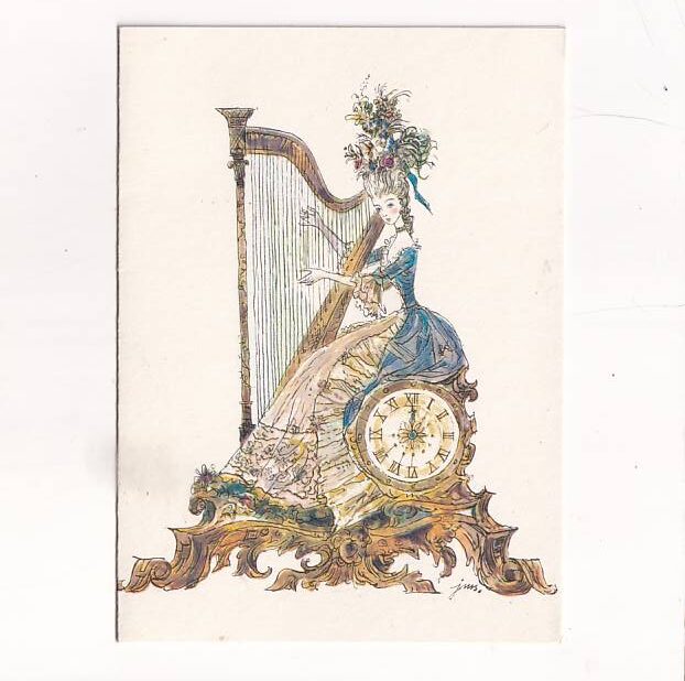 J.M.SZANCER Z NOWYM ROKIEM KARNET/POCZTÓWKA GRAF-1315