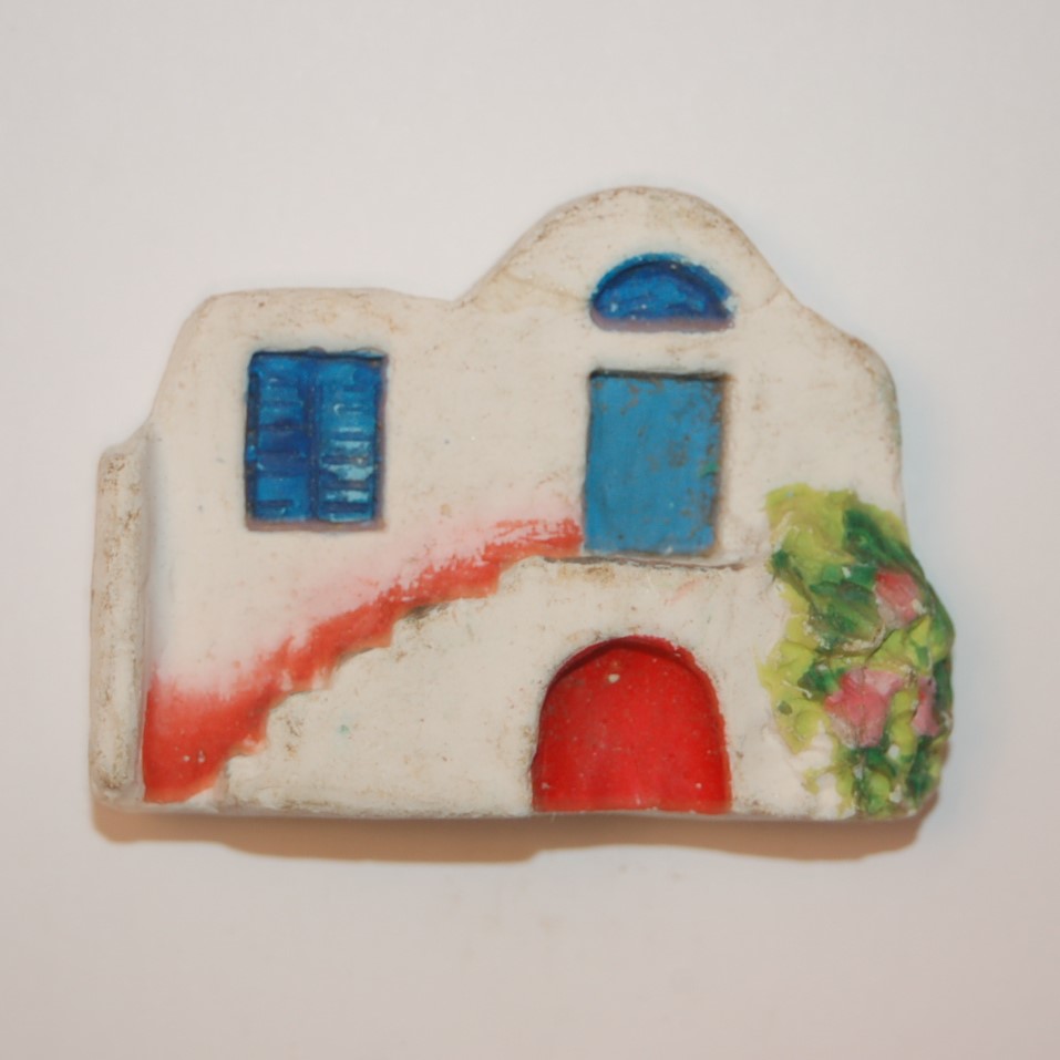 MAGNES NA LODÓWKĘ GRECKIE DOMY 13016