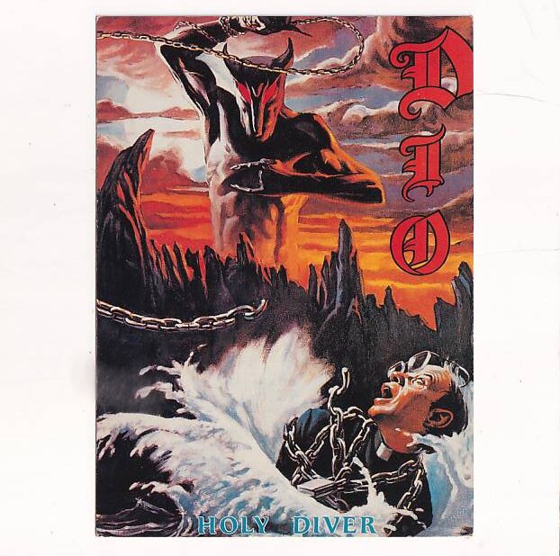 GWIAZDY MUZYKI "DIO" HOLY DIVER POCZTÓWKA A36060