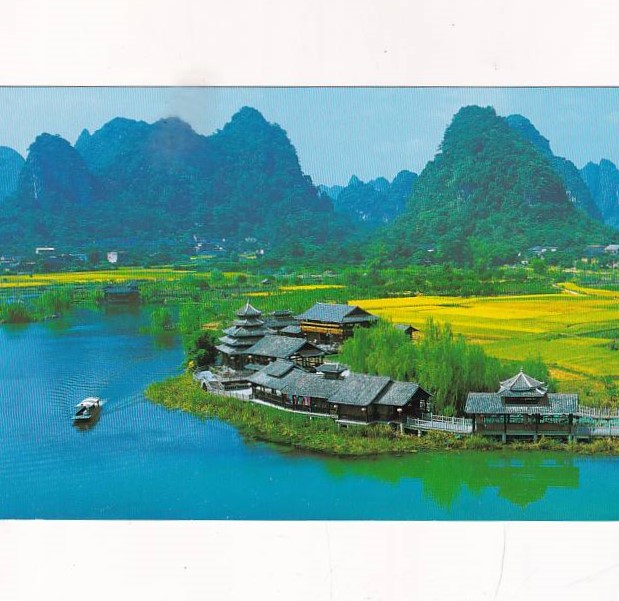 CHINY MENG LI LILJANG WIDOKÓWKA A36353