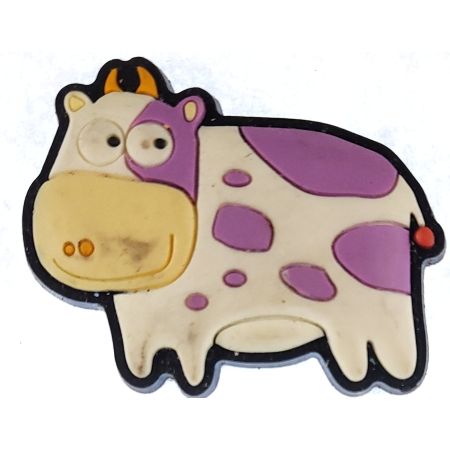 MAGNES NA LODÓWKĘ BIAŁA KROWA W KROPKI BORDO13359