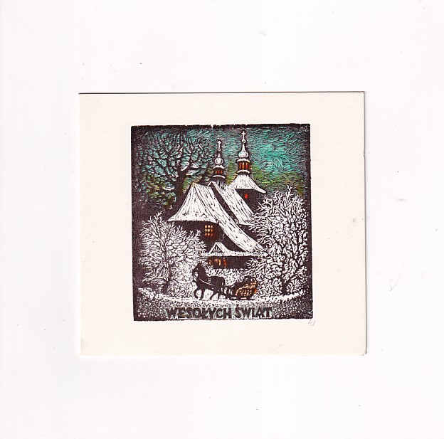 D.SIEKIERSKA DRZEWORYT WESOŁYCH ŚWIĄT B.N.KARNET/POCZTÓWKA GRAF-2254