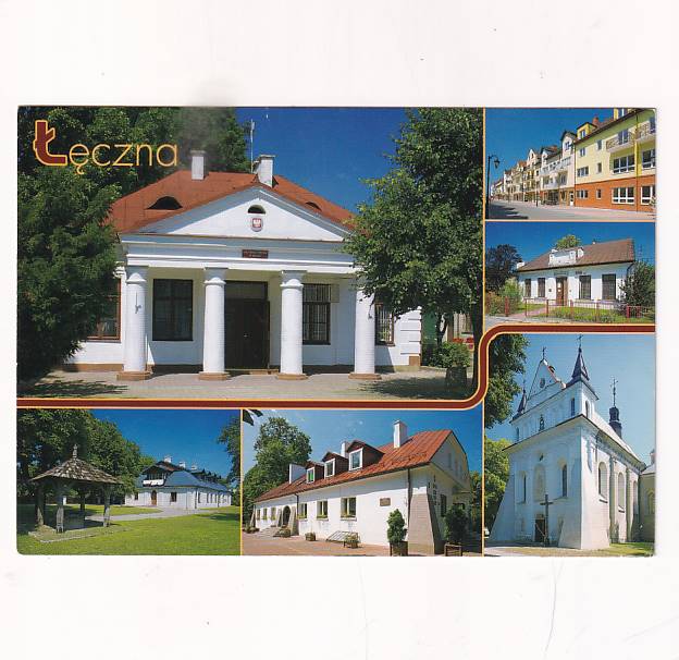 ŁĘCZNA FRAGMENTY MIASTA POCZTÓWKA A2999