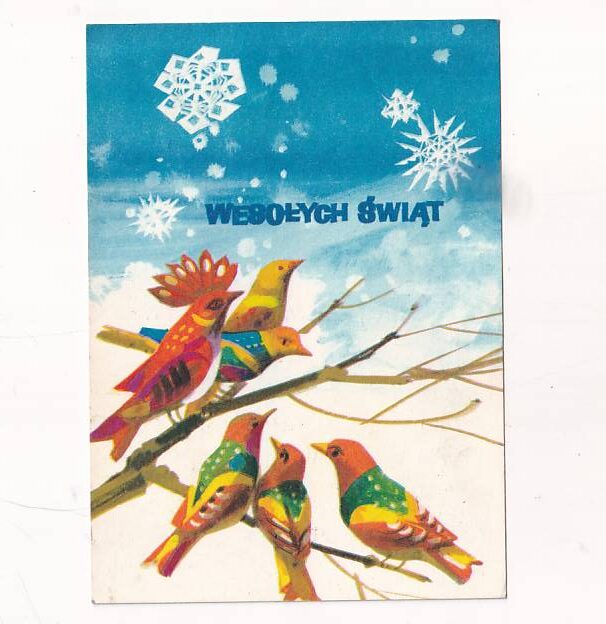 MARIA ORŁOWSKA-GABRYŚ WESOŁYCH ŚWIĄT B.N.POCZTÓWKA GRAF-2360