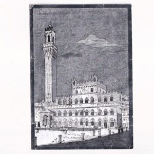 WŁOCHY SIENA PALAZZO PUBBLICO LASEROWA POCZTÓWKA A36958