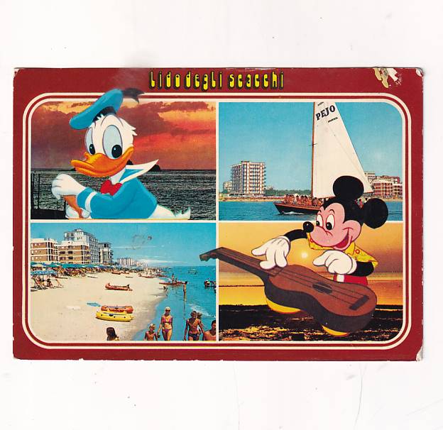 RIMINI KACZOR DONALD MICKEY MOUSE POCZTÓWKA A37236
