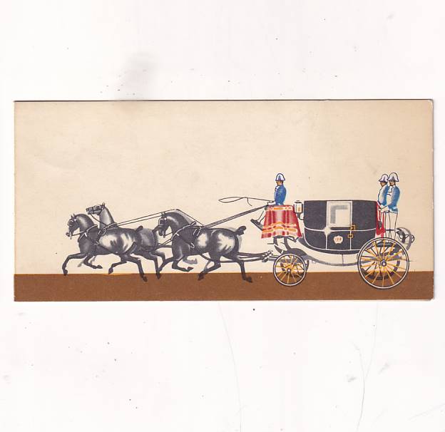 JERZY MILLER POJAZDY KONNE KAROCA GALOWA KARNET/ POCZTÓWKA GRAF-3028