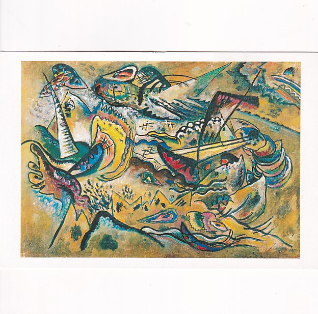 WASSILY KANDINSKY ABSTRAKCJONIZM ZESTAW 9 sztuk POCZTÓWKA Z_KAN1 - obrazek 5