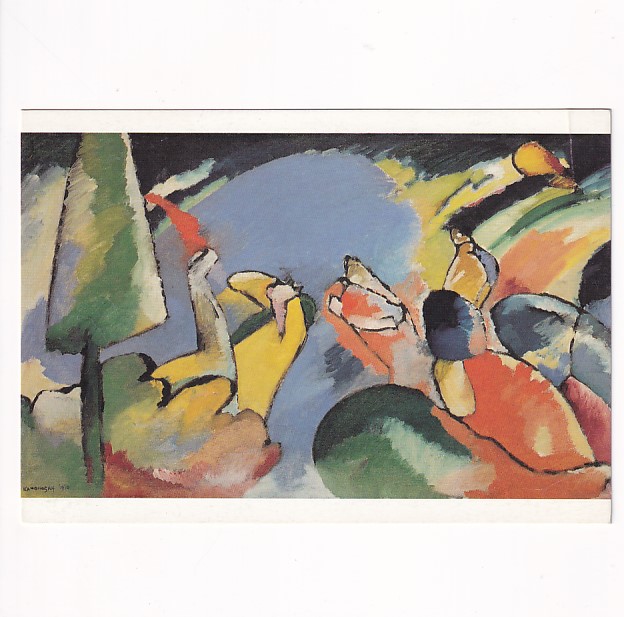 WASSILY KANDINSKY ABSTRAKCJONIZM ZESTAW 9 sztuk POCZTÓWKA Z_KAN1 - obrazek 4