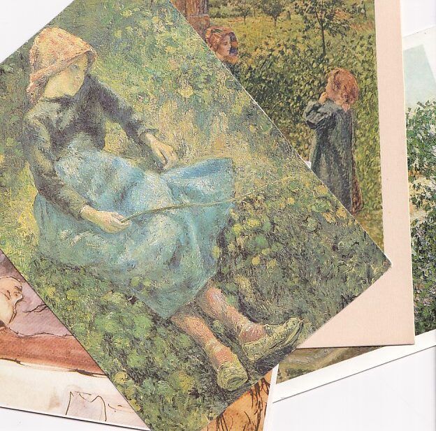 CAMILLE PISARRO ZESTAW 4 sztuk POCZTÓWKA Z_PIS1