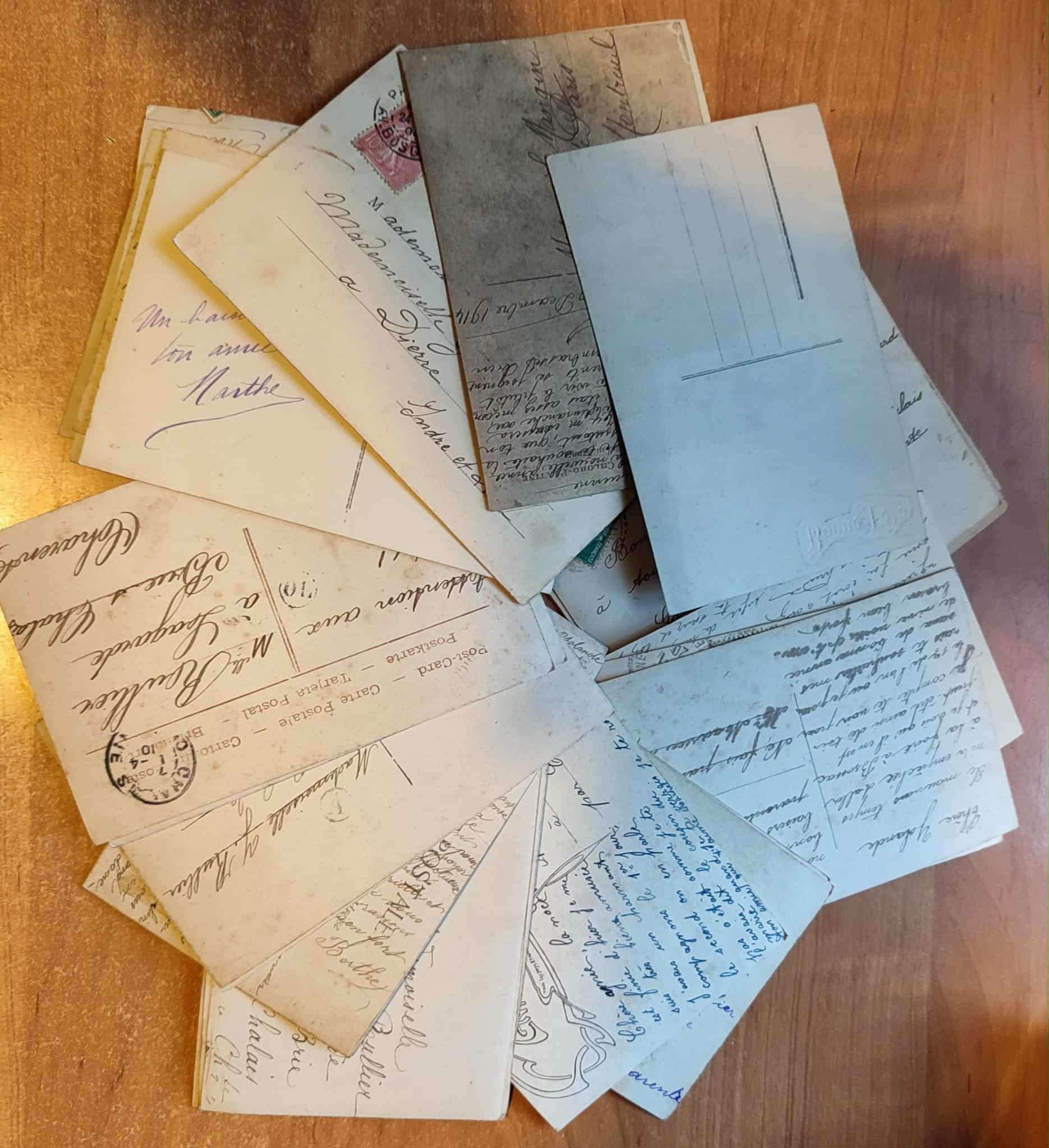 VINTAGE KOBIETA ŻYCZENIA ZESTAW 30 sztuk POCZTÓWKA A37728 - obrazek 5