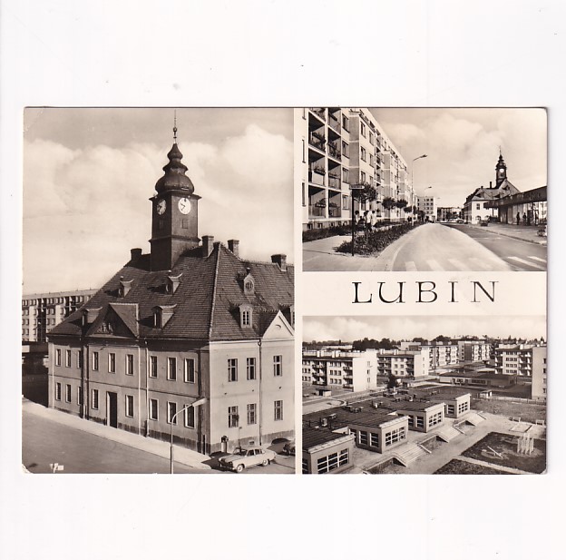 LUBIN RYNEK RATUSZ WIDOKÓWKA A37896