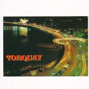 ANGLIA TPRQUAY MIASTO NOCĄ NEONY WIDOKÓWKA A38761