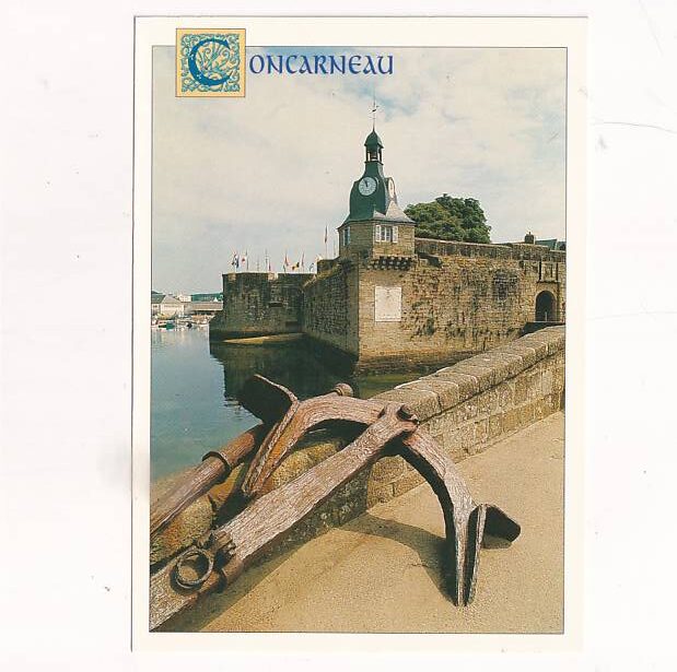 FRANCJA CONCARNEAU ZAMKNIĘTE MIASTO POCZTÓWKA A38825