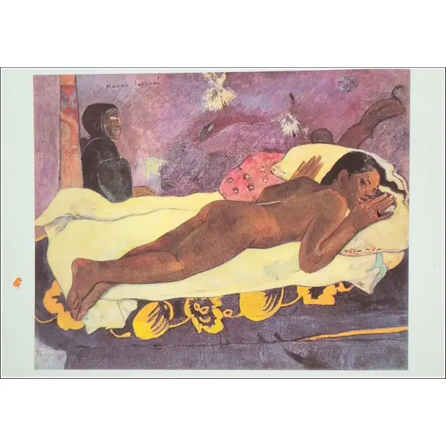 PAUL GAUGUIN MANAO TUPAPAU KOBIETA AKT