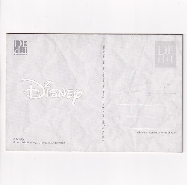 DISNEY KACZOR DONALD POCZTÓWKA 3D TRÓJWYMIAROWA A38910 - obrazek 2