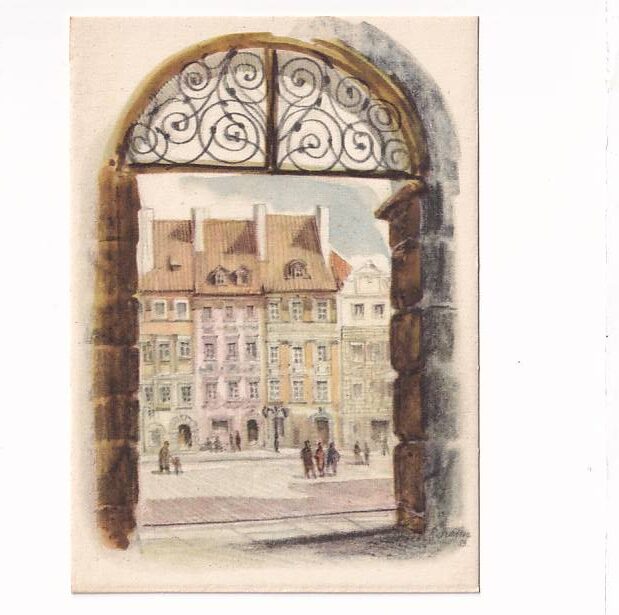 ROMAN SZAŁAS WARSZAWA STARE MIASTO POCZTÓWKA GRAF-4348