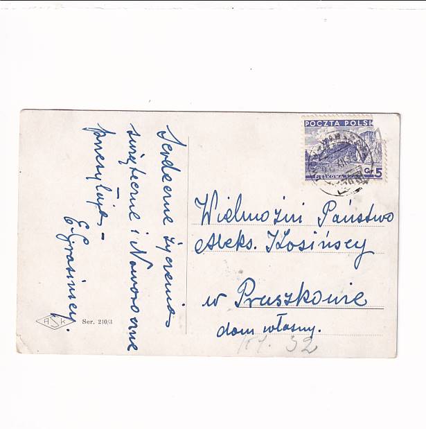C.OHLER WESOŁYCH ŚWIĄT B.N. POCZTÓWKA GRAF-4369 - obrazek 2