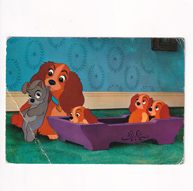 DISNEY COLLECTION ZAKOCHANY KUNDEL POCZTÓWKA KOM-1449