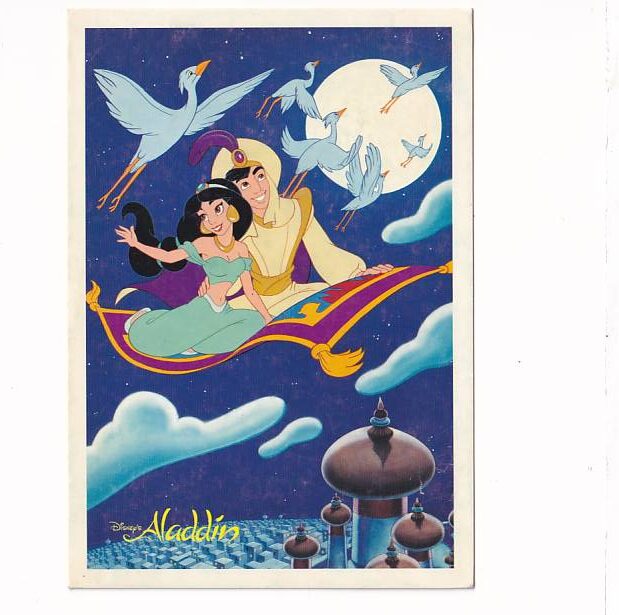 DISNEY ALLADYN ALADDIN POCZTÓWKA KOM-1485