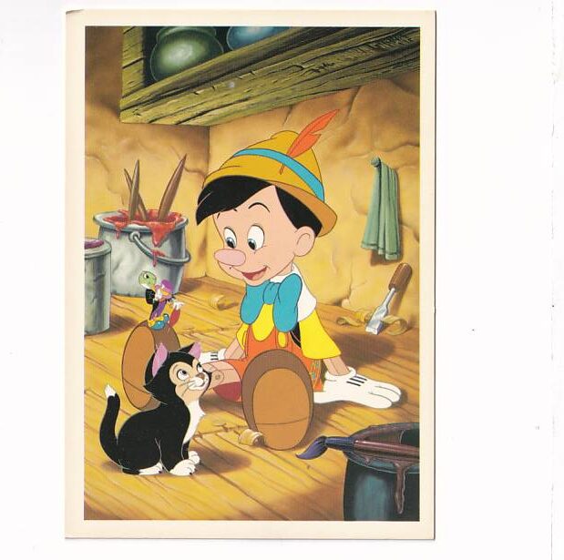 DISNEY COLLECTION PINOKIO POCZTÓWKA KOM-1488