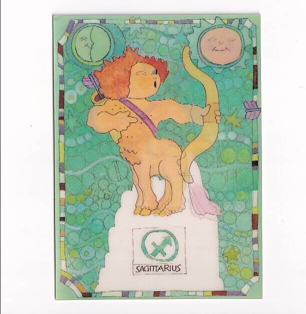 ZNAKI ZODIAKU STRZELEC 3D TRÓJWYMIAROWA POCZTÓWKA 3d704