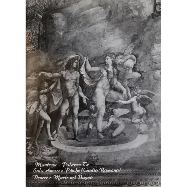GIULIO ROMANO "VENUS I MARS W KĄPIELI" KOBIETA AKT POCZTÓWKA A97309