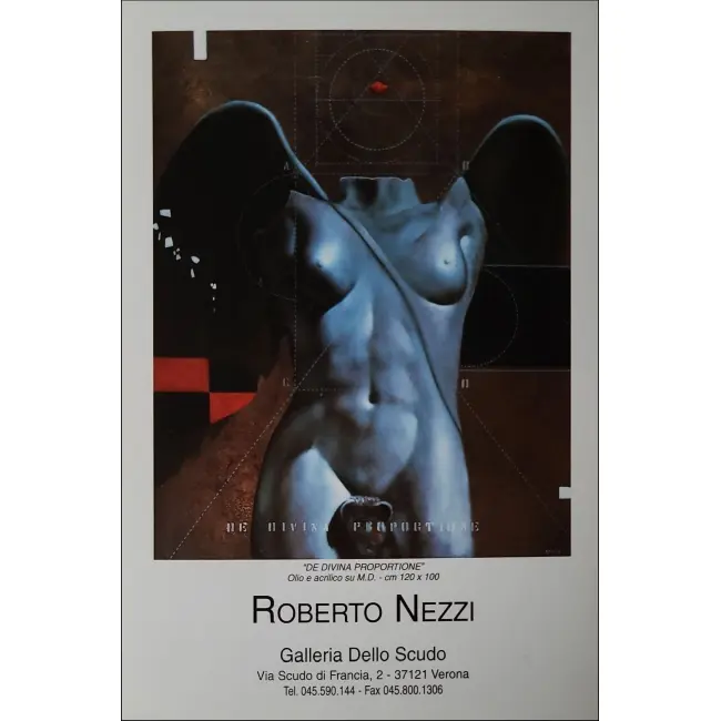 ROBERT NEZZI "DE DIVINA PROPORTIONE" KOBIETA AKT POCZTÓWKA A97373