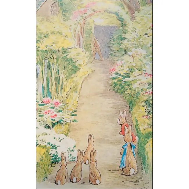 BAJKA O KRÓLICZKACH FLOPSY BEATRIX POTTER POCZTÓWKA KOM-1530