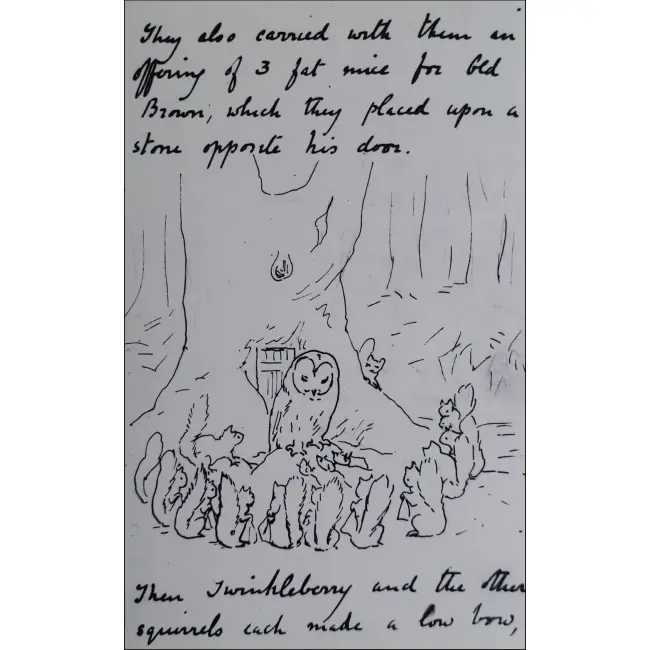 BAJKA O o wiewiórce Nutkinie BEATRIX POTTER POCZTÓWKA KOM-1535