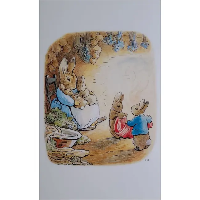 BAJKA O PIOTRUSIU KRÓLIKU BEATRIX POTTER POCZTÓWKA KOM-1536