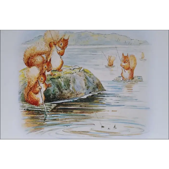 BAJKA O o wiewiórce Nutkinie BEATRIX POTTER POCZTÓWKA KOM-1539