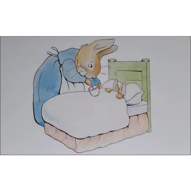 BAJKA O PIOTRUSIU KRÓLIKU BEATRIX POTTER POCZTÓWKA KOM-1540