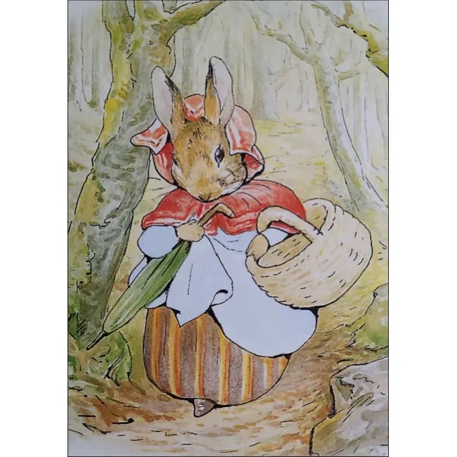 BAJKA O PIOTRUSIU KRÓLIKU BEATRIX POTTER POCZTÓWKA KOM-1542